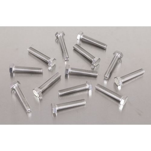 Stainless Steel Set Screw M8 x 1.25 Pitch, DIN 933 - Pack of 50