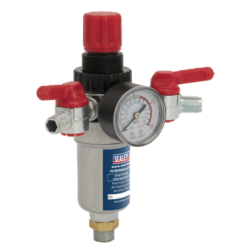 Air Filter/Regulator 3/8"BSP Male to 1/4"BSP Male