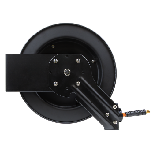 15m Retractable High-Visibility Hybrid Air Hose with Steel Reel 10mm ID