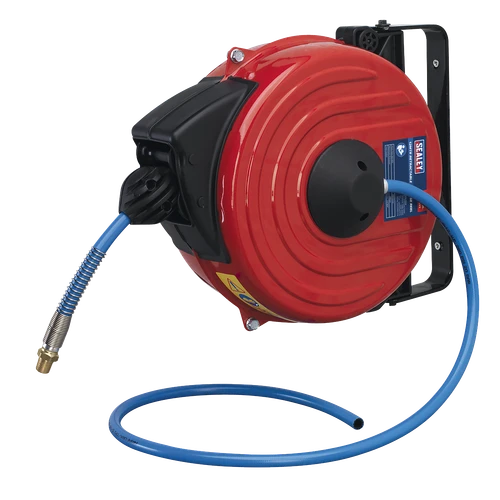 12m Retractable Air Hose Reel 8mm ID Polyurethane Hose