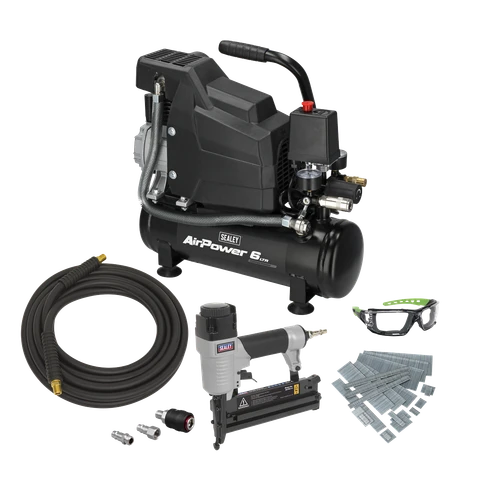 Air Compressor/Air Nail/Staple Gun Kit