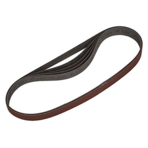 25 x 762mm Sanding Belt 120Grit - Pack of 5