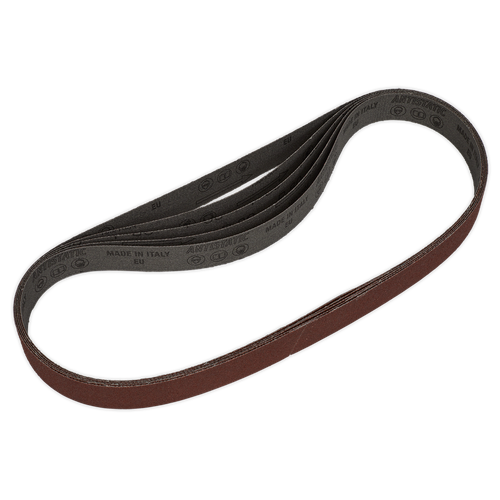 25 x 762mm Sanding Belt 80Grit - Pack of 5