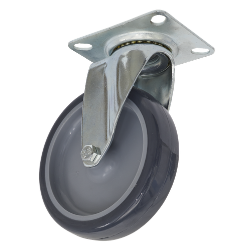 100mm Castor Wheel with Swivel Plate