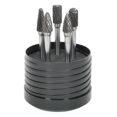 Tungsten Carbide Rotary Burr Set 5pc