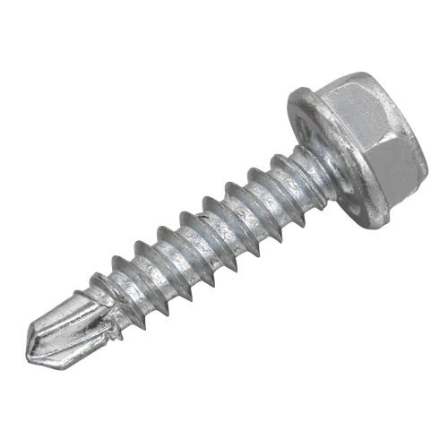 Zinc Plated Self-Drilling Hex Head Screw 4.2 x 19mm - Pack of 100