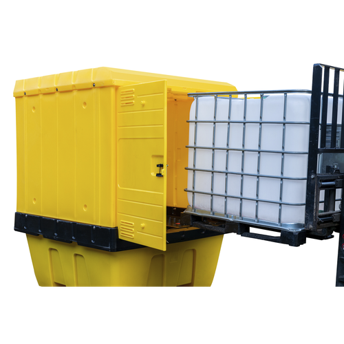 IBC Barrel Bund with Weathertight Hardcover