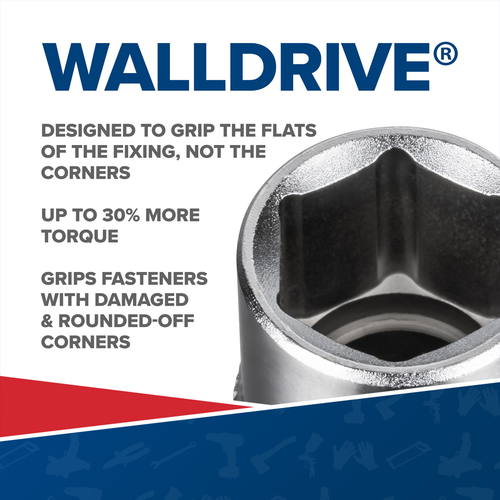 Premier Fully Polished Socket 3/8"Sq Drive 21mm