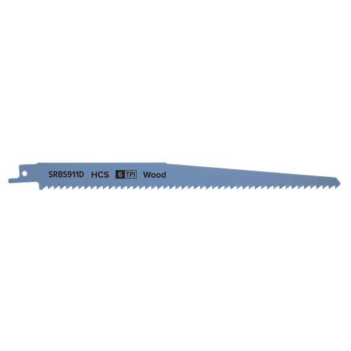 Reciprocating Saw Blade for Clean Wood 230mm 6tpi - Pack of 5