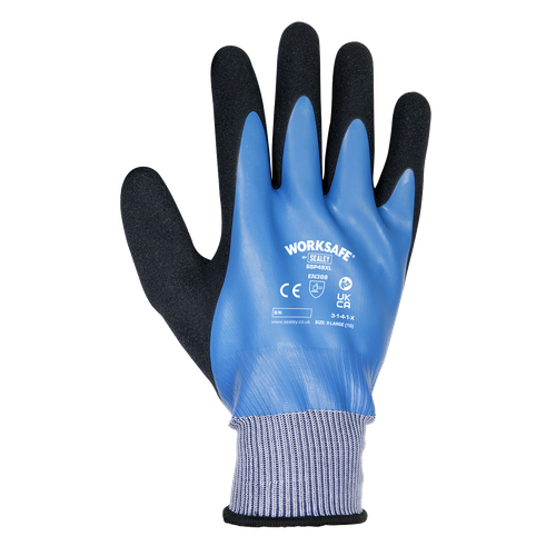 Worksafe® Waterproof Latex Gloves, X-Large - Pair