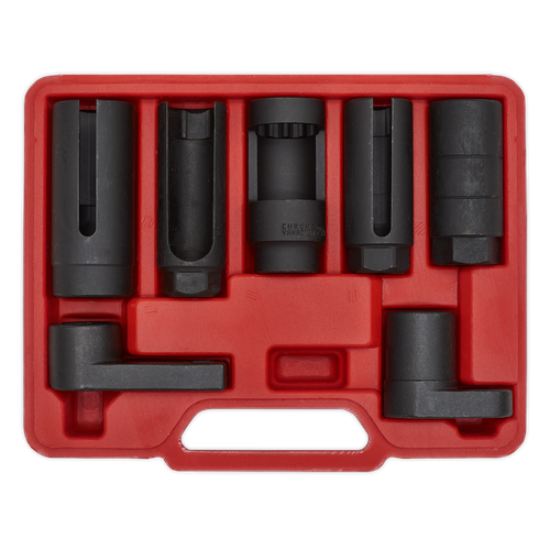 Oxygen Sensor Socket Set 3/8" & 1/2"Sq Drive 7pc