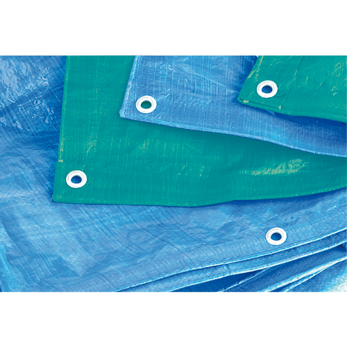 Tarpaulin 3.05 x 3.66m - Blue
