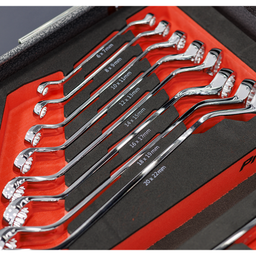 Premier Deep Offset Spanner Set with Tool Tray 8pc