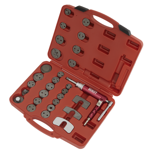 Air Operated Brake Piston Wind-Back Tool Kit 29pc