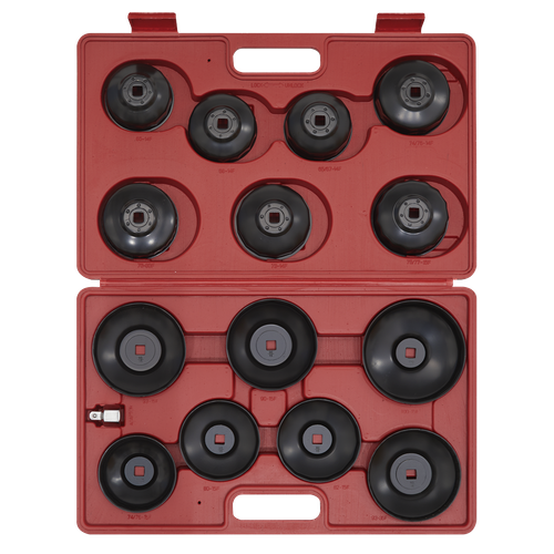 Oil Filter Cap Wrench Set 15pc