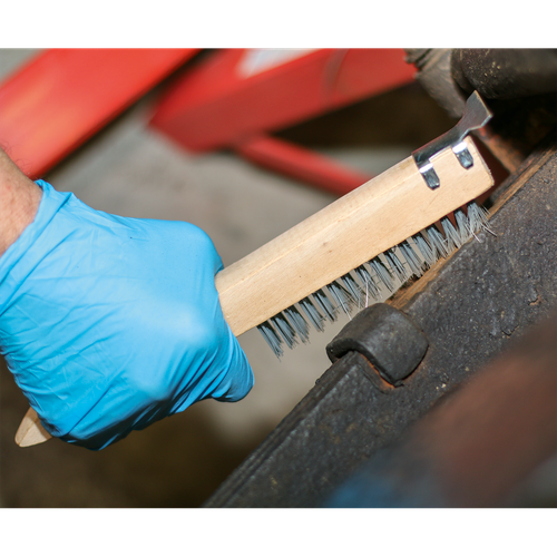 Wire Brush with Steel Fill & Scraper 260mm
