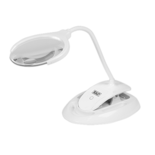 Rechargeable Dimmable Dual Mounting Magnifying Worklight 6 SMD LED