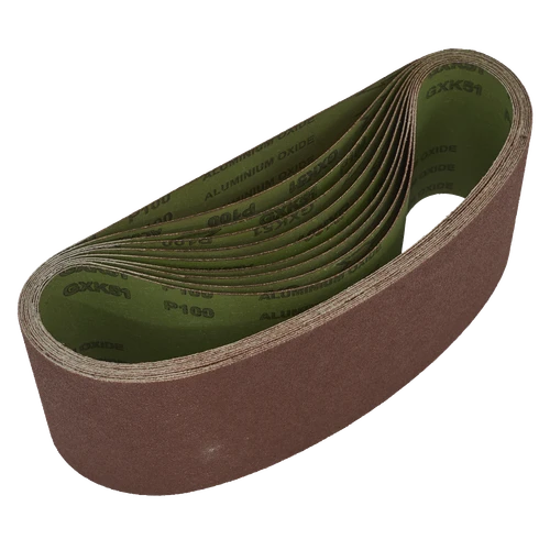 Worksafe® 100 x 610mm Sanding Belt 100Grit - Pack of 10