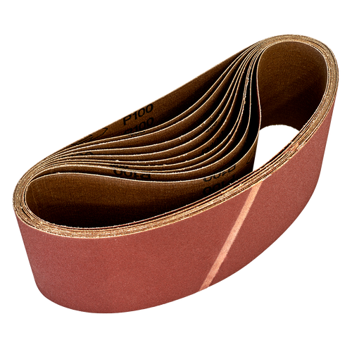 Worksafe® 100 x 620mm Sanding Belt 100Grit - Pack of 10