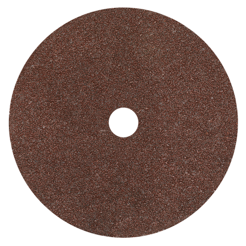 Worksafe® 175mm Fibre Backed Sanding Disc 24Grit - Pack of 25