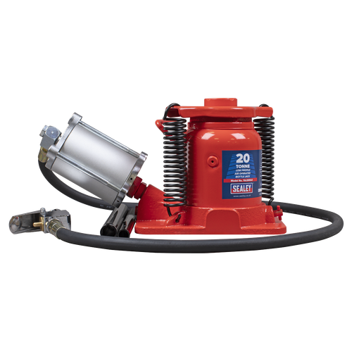 Low Profile Air Operated Hydraulic Bottle Jack 20 Tonne