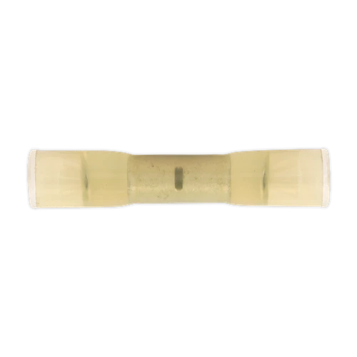 Cold Seal Butt Connector 5.9mm, Yellow - Pack of 10