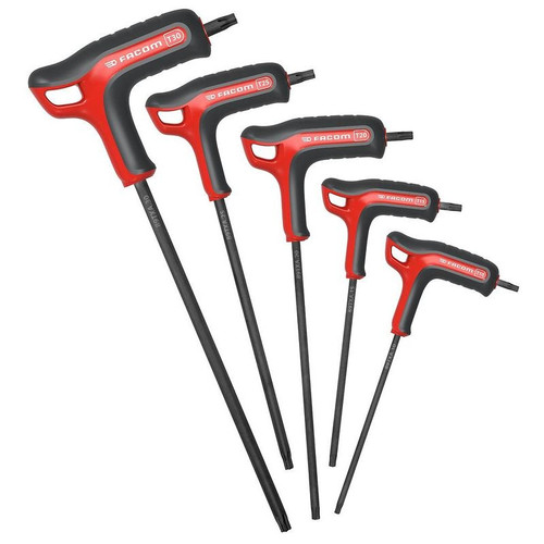 Facom - 9 Piece P-Handle  Torx Key Set T8-T40 - 89TXA.HO9