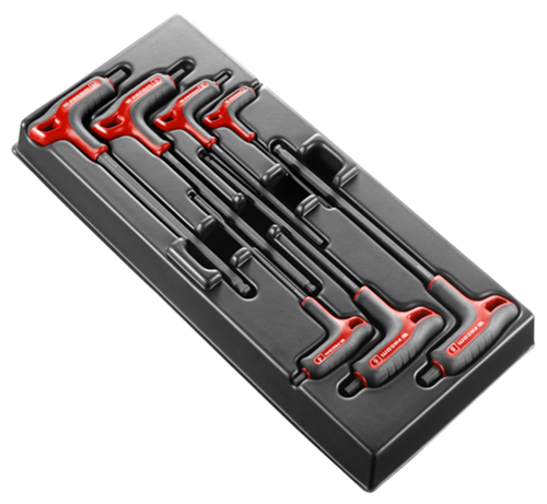 Facom - 7 Piece Speed Hex P-Handle Driver Set in Plastic Module 3 - 10mm - MOD.84TZSA