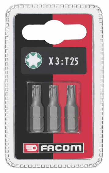 FACOM EX1 - Set of 3 series 1 Torx® bits- EX120.J3