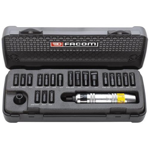 FACOM - Set of 21 impact screwdrivers - NS.265M