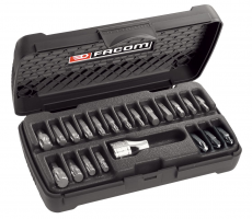 FACOM 20-piece set of short-reach bits - SE.1A
