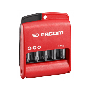 FACOM - Set of 10 bits 50 mm long with groove - E.612