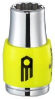 FACOM 1/4" Drive Inch 12-point Sockets - Fluo - R.7/16FLUO