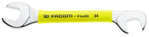 FACOM - 15° And 75° Hinged "Midget" Open End Wrenches  9/32P - Fluo - 34.9/32F