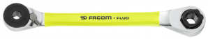 FACOM - Bit-holder Ratchet Wrench 1/4" - 5/16" - Fluo- 65.PEF