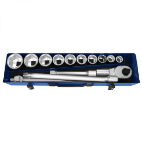 Britool Expert - 1" Drive 14 Piece Socket Set with Ratchet - E034701