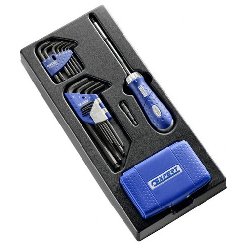 Britool Expert - 73 Piece Ratcheting Screwdriver & Bits Module - E121105
