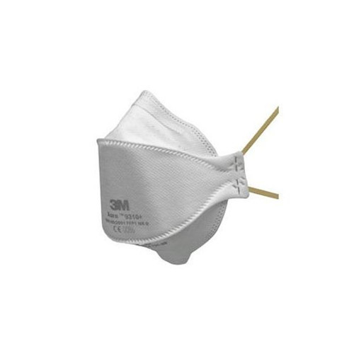 3M Disposable Respirator, Unvalved  Flat Fold  FFP1  Pack of 20 -  06910