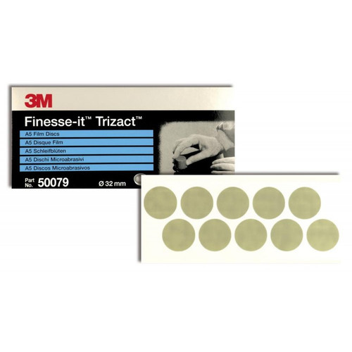 3M Trizact Hookit Fine Finishing Disc, 32 mm, Plain, P3000, Qty of 100 - 3M 50079