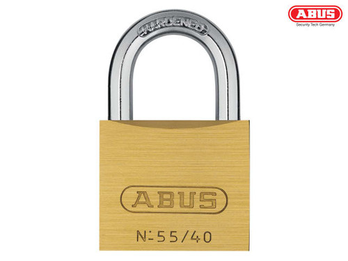 ABUS - 55/40mm Brass Padlock Carded