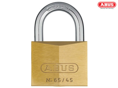 ABUS - 65/45mm Brass Padlock Carded