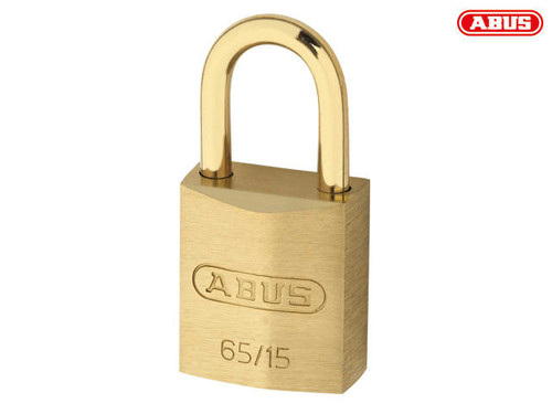 ABUS - 65MB/30mm Solid Brass Padlock 70mm Long Shackle Carded