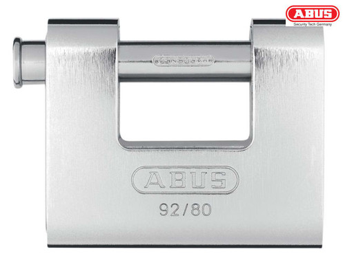 ABUS - 92/80mm Monoblock Brass Body Shutter Padlock