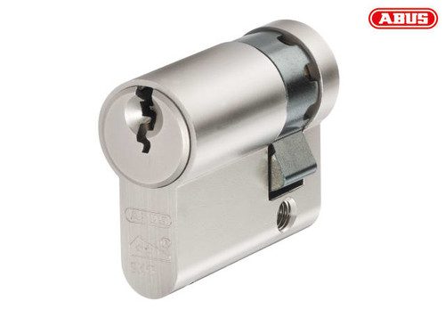 ABUS - E60NP Euro Half Cylinder Nickel Pearl 10mm / 30mm Visi