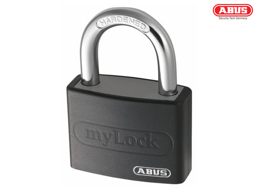ABUS - T65AL/40mm My Lock Aluminium Padlock Black Keyed Alike 6401