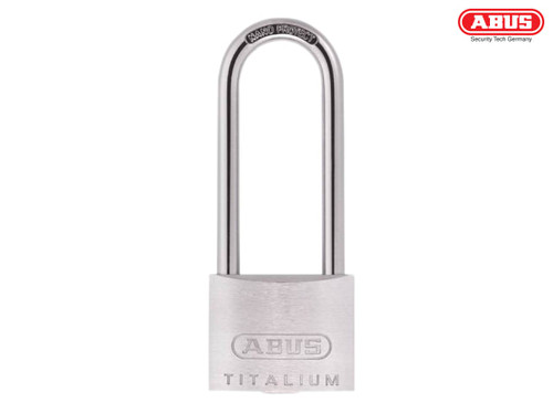 ABUS - 64TI/40mm TITALIUM™ Padlock 63mm Long Shackle Keyed Alike KA6411
