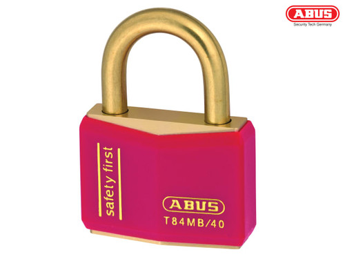 ABUS - T84MB/40mm Red Rustproof Padlock