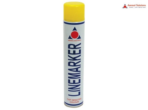 Aerosol Solutions - 0900 Line Marking Spray Paint Yellow 750ml