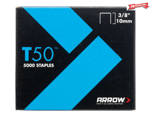 Arrow - T50 Staples 10mm (3/8in) Bulk Pack 5000
