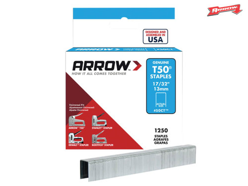 Arrow - T50 Staples Ceiltile 13mm Box 1250